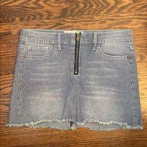 Denim Mini Skirt!